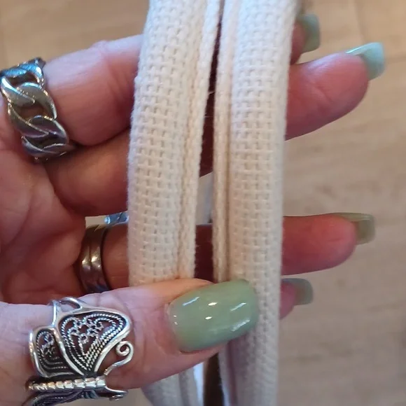 "Hello Weekend" Natural Burlap Tote Bag - Picture 5 of 7